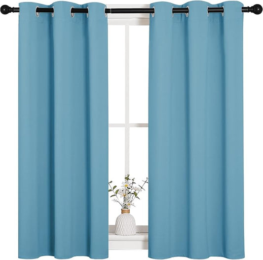 NICETOWN Thermal Insulated Curtains Blackout Draperies, Window Treatment Solid by NICETOWN
