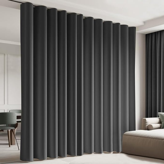 Room Divider Blackout Curtain Track Curtains Wall Dividers Panels Screen by CBSROROHome