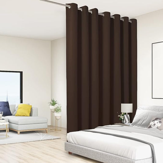 BONZER Room Divider Curtain Screen Partitions Total Privacy Wall Grommet Wide by Bonzer