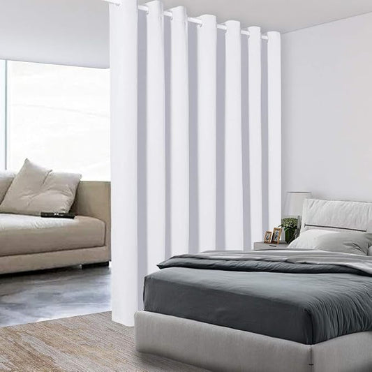 BONZER Room Divider Curtain Screen Partitions Light Reducing Wall Wide Blackout by Bonzer
