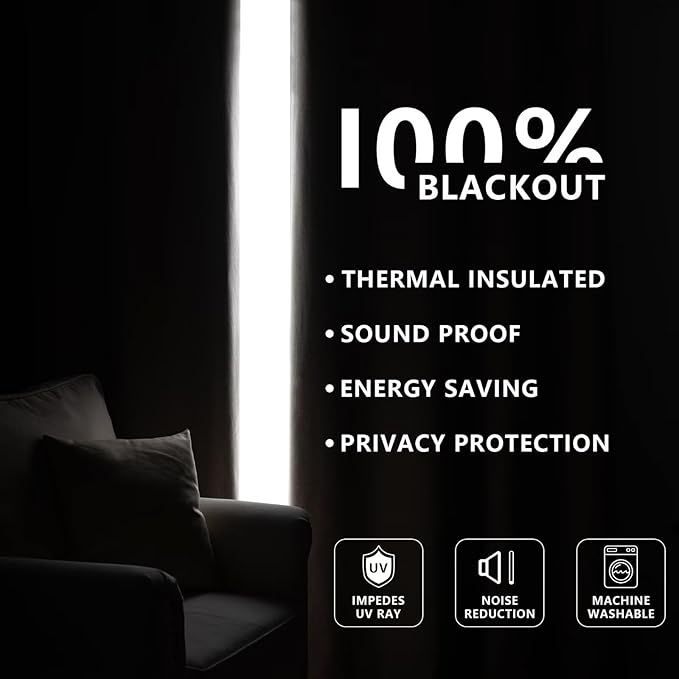 IGEMAEVE Linen Blackout Curtains - Image 8