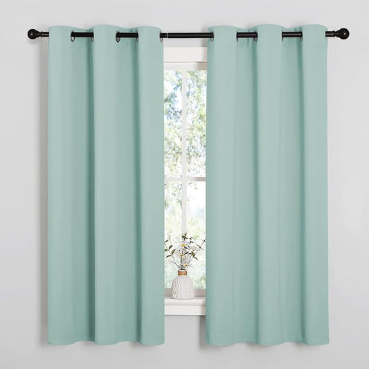 NICETOWN Aqua Blue Room Darkening Curtains by NICETOWN