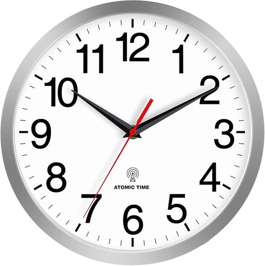 Rohioue Atomic Wall Clock Modern 10 Inch Battery Operated Analog Clock by RohioueWallClock