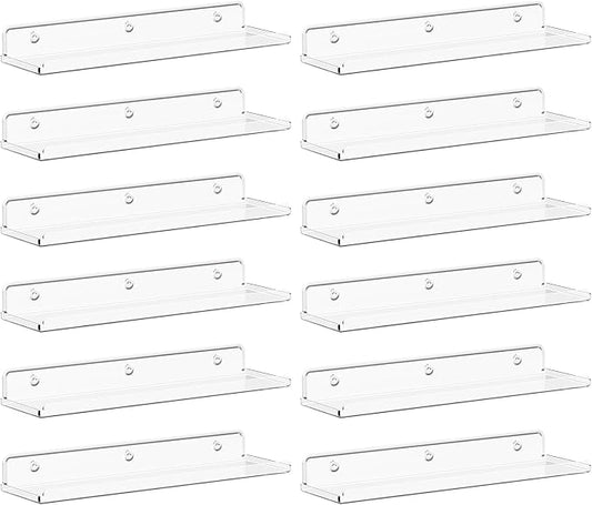 Lifewit Floating Shelves for Bathroom, Acrylic Wall Organizer for Perfume by Lifewit