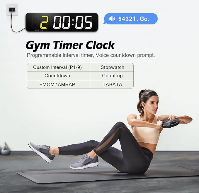 15.2" Large Digital Wall Clock - Image 5