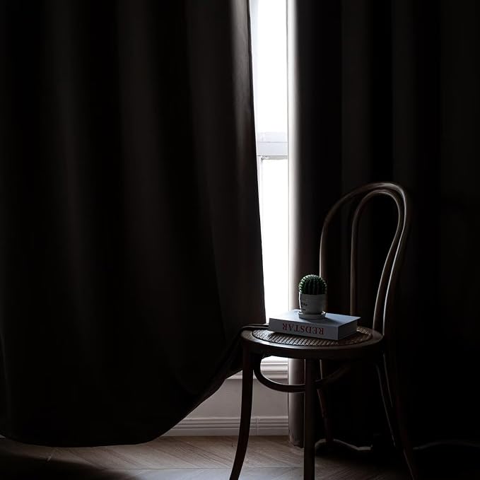 IGEMAEVE Blackout Curtains 108 Inch Length 2 Panels Set, Rod Pocket Energy - Image 7