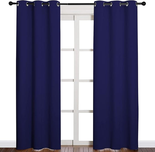 NICETOWN Window Treatment Energy Saving Thermal Insulated Solid Grommet by NICETOWN