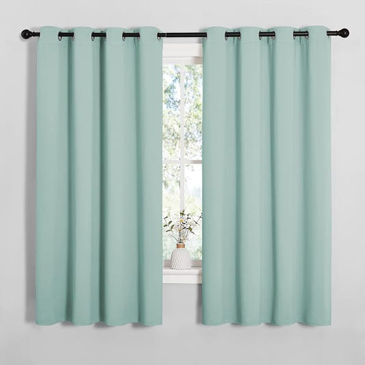 NICETOWN Bedroom Curtain Panels Blackout Draperies, Thermal Insulated Solid by NICETOWN