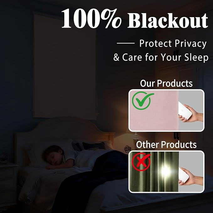 Self-Adhesive Total 100% Blackout Window Treatment - Image 2