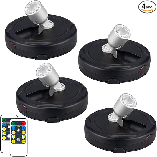 HAMVIDNE LED Spotlight, Battery Powered Picture Lights, Uplighting Indoor by HAMVIDNE