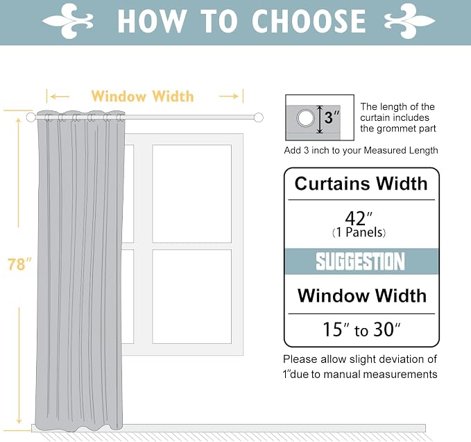 ChrisDowa Blackout Curtains 78 inches Long - Image 7