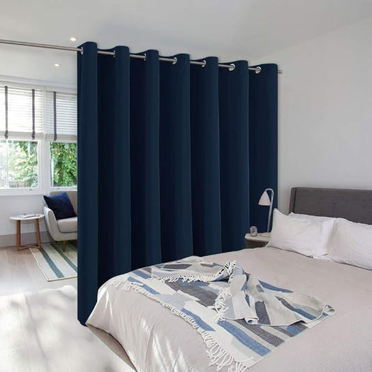 NICETOWN Room Divider Heavy Curtain Screen Partitions, Privacy Vertical Blinds by NICETOWN