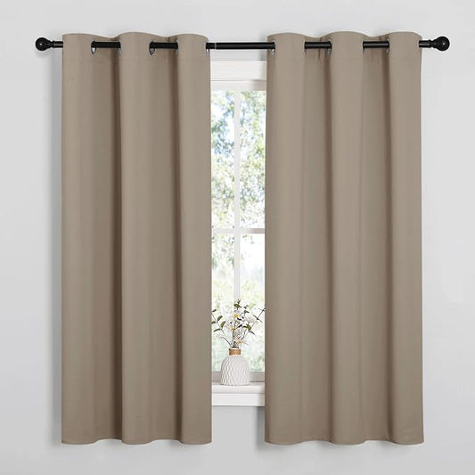 NICETOWN Taupe Room Darkening Curtains by NICETOWN