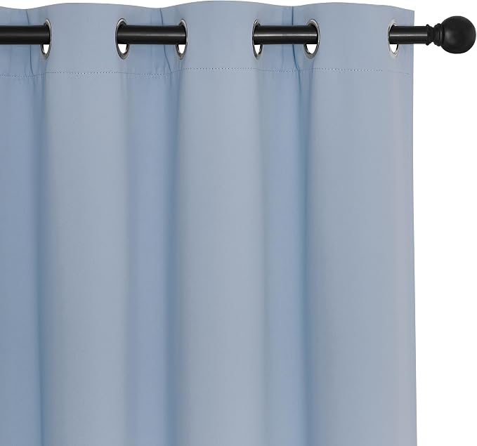 NICETOWN Blackout Curtains 72 inches Long, Grommet Privacy Window Treatment - Image 7