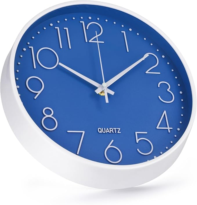Wall Clock Non-Ticking Silent Modern Simple Style Round Decor Clock - Image 3