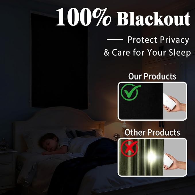 No-Drill 100% Blackout Shade - Image 2
