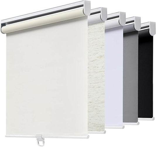 AOSKY Cordless Roller Shades Blackout Blinds by AOSKY