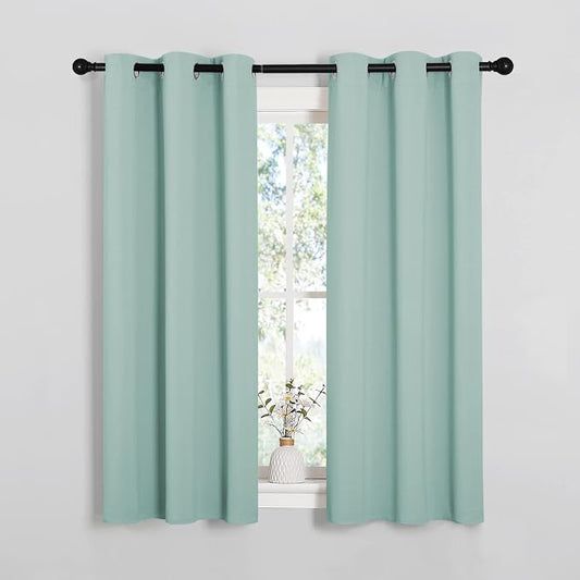 NICETOWN Window Curtain Panels, Thermal Insulated Solid Grommet Blackout by NICETOWN