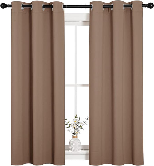 NICETOWN Window Draperies Room Darkening Curtain Panels, Window Treatment by NICETOWN
