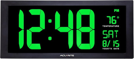 AcuRite 76101M Oversized LED Clock by AcuRite