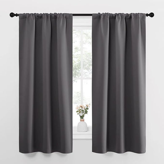 NICETOWN Grey Window Curtains for Bedroom by NICETOWN