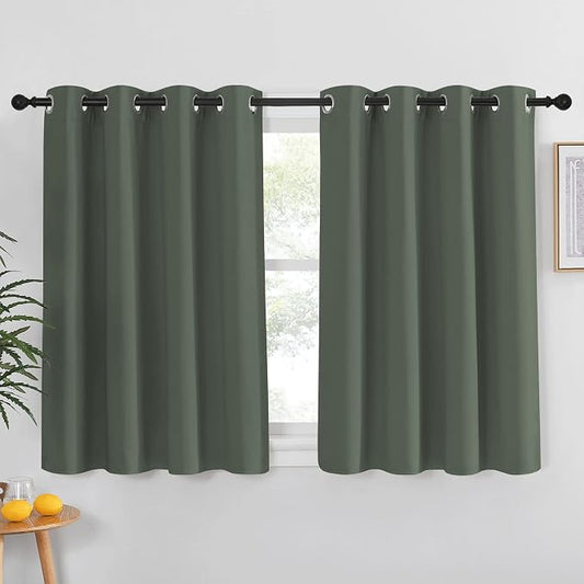 NICETOWN Blackout Cafe Curtain 45 inches Long by NICETOWN