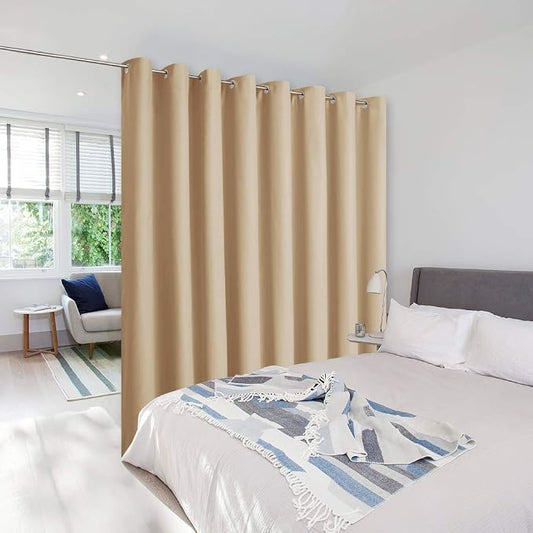 NICETOWN Sound Barrier Room Divider Curtain Screen Partitions, Wide Width by NICETOWN