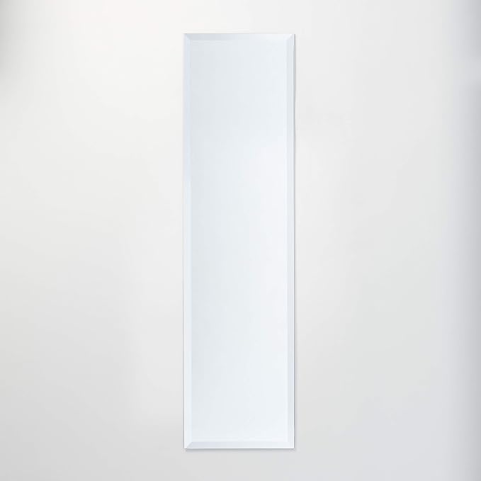 Better Bevel 12" x 48" Frameless Full-Length Rectangle Mirror | 1" Beveled Edge - Image 3