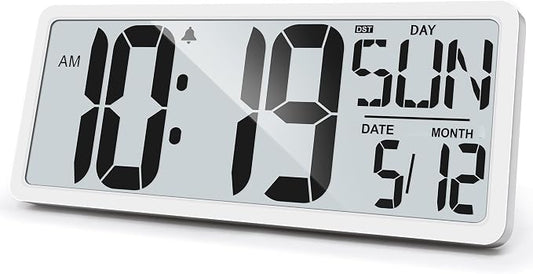 TXL Large Digital Wall Clock by TXL