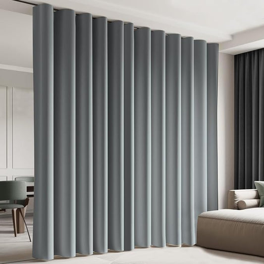 Room Divider Blackout Curtain Track Curtains Wall Dividers Panels Screen by CBSROROHome