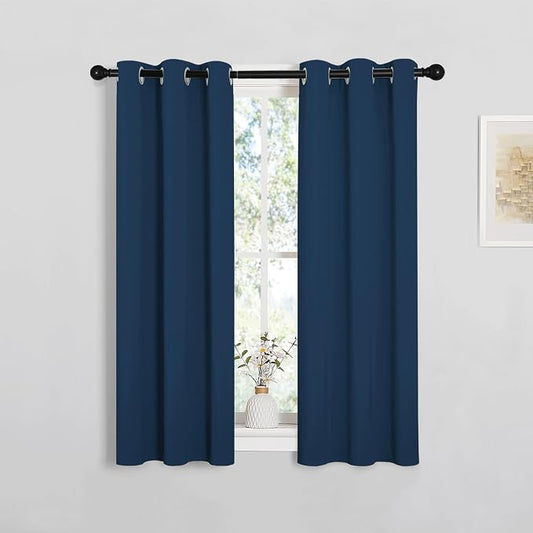 NICETOWN Window Curtain Panels, Thermal Insulated Solid Grommet Blackout by NICETOWN