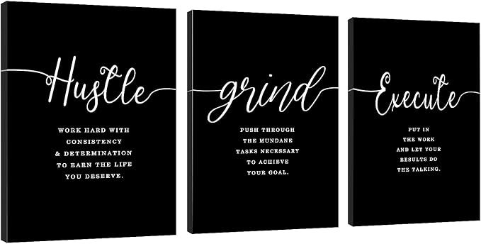 Hustle Grand Slogan Poster, Gift by EPHANYART