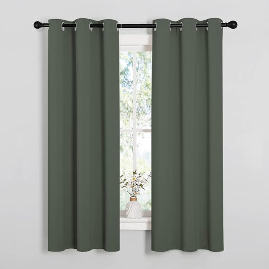 NICETOWN Thermal Insulated Curtains Blackout Draperies, Window Treatment Solid by NICETOWN