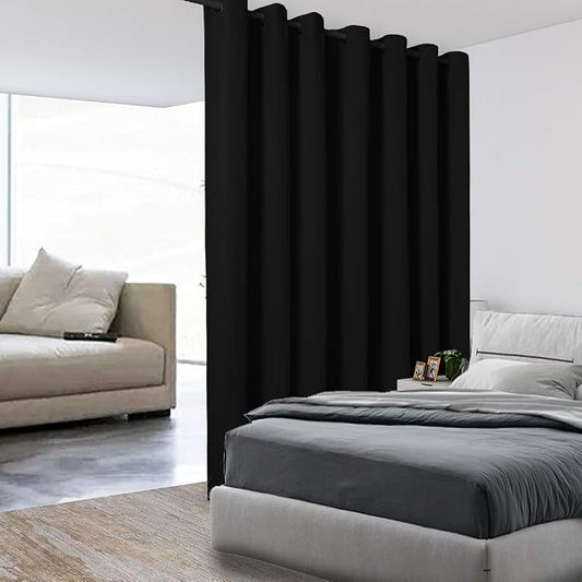 BONZER Room Divider Curtain Grommet Thermal Insulated Wide Blackout Curtains by Bonzer