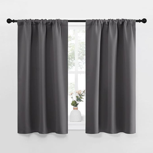 NICETOWN Grey Window Curtains for Bedroom by NICETOWN