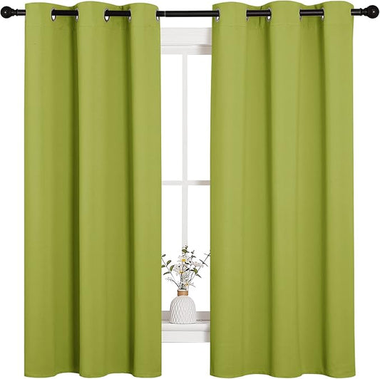 NICETOWN Thermal Insulated Solid Grommet Top Blackout Holiday Decorative by NICETOWN