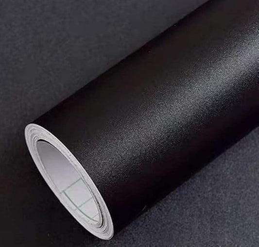 Yancorp 31.5"x394" Matte Black Contact Paper Peel and Stick Wallpaper Removable by YancorpHomeDecor