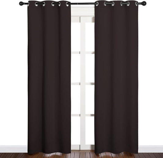 NICETOWN Thermal Curtains 84" Long, Energy Smart Thermal Insulated Solid by NICETOWN