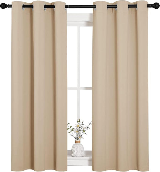 NICETOWN Room Darkening Draperies Window Curtain Panels, Thermal Insulated by NICETOWN