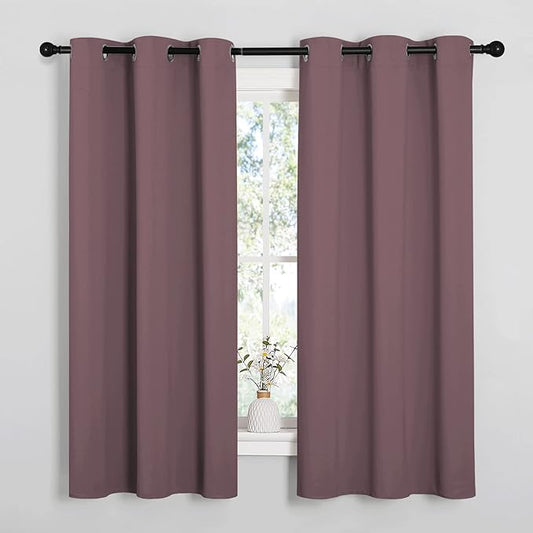 NICETOWN Dry Rose Blackout Curtains by NICETOWN