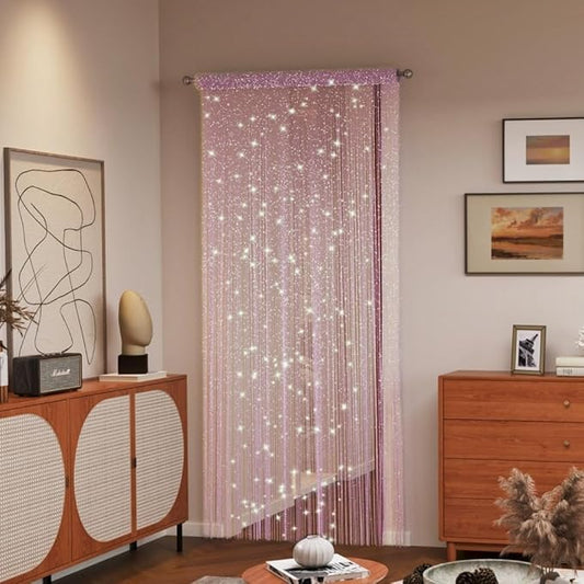 ave split Decorative Door String Curtain Wall Panel Fringe Window Room Divider by avesplit