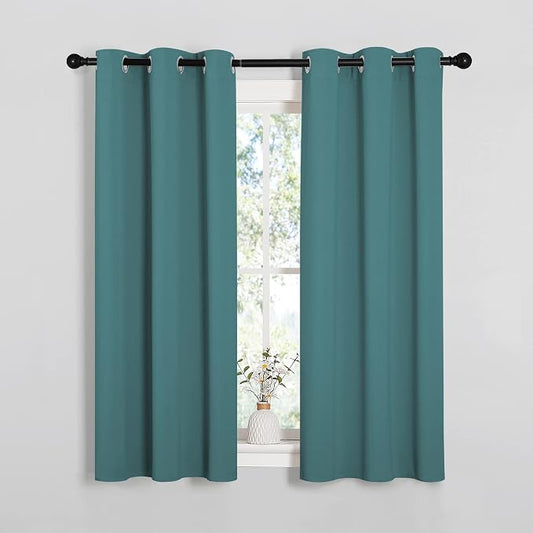 NICETOWN Window Curtain Panels, Thermal Insulated Solid Grommet Blackout by NICETOWN