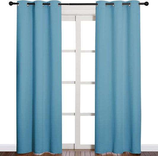 NICETOWN Window Treatment Thermal Insulated Solid Grommet Blackout by NICETOWN