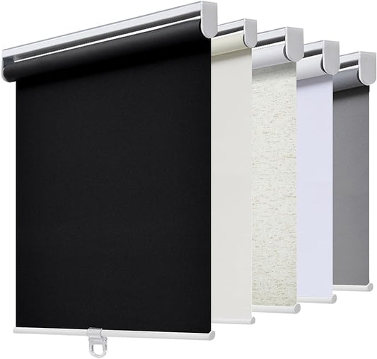 AOSKY Cordless Roller Shades Blackout Blinds by AOSKY