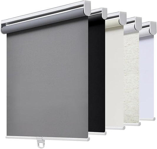 AOSKY Cordless Roller Shades Blackout Blinds by AOSKY