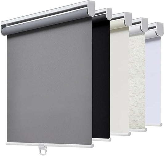 AOSKY Cordless Roller Shades Blackout Blinds by AOSKY