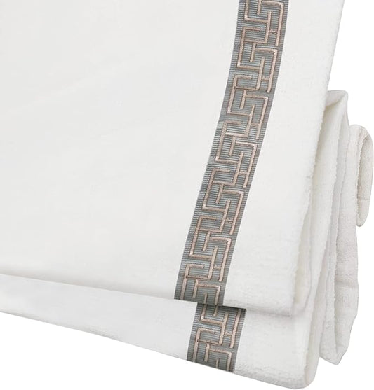 Cordless Roman Shades for Windows, Fabric Insulated Thermal Roman Blinds for by DEJAVU