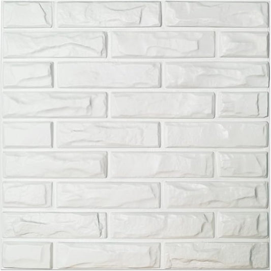 Art3d 19.7" x 19.7" Wall Panel Brick by Art3d