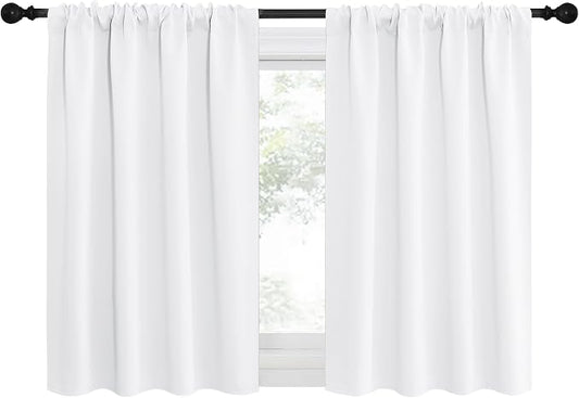 NICETOWN 2 Panels Blackout Curtains, Rod Pocket Thermal Insulated Drapes by NICETOWN