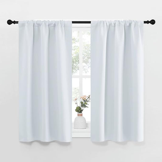 NICETOWN Greyish White Window Curtain Panels by NICETOWN